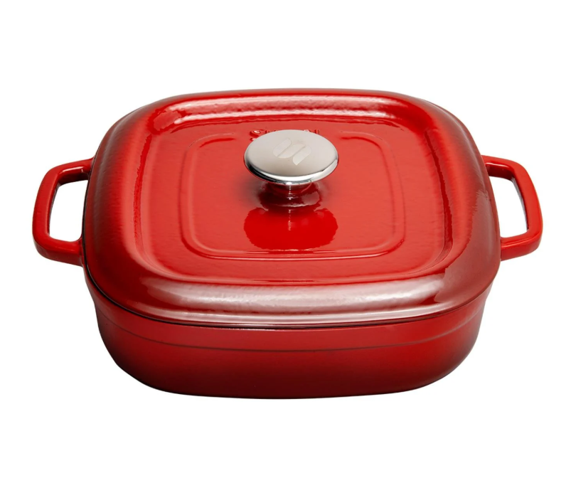 Sürel 26 cm Kare Sığ Tencere Degrade Kırmızı