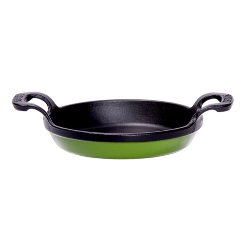 Sürel 22 cm Yuvarlak Düz Sahan Parlak Yeşil