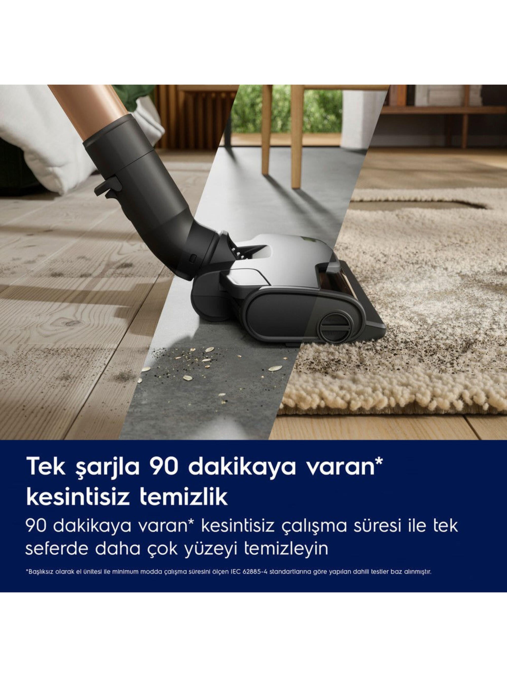 Electrolux EP82AB25UG Şarjlı Dikey Süpürge