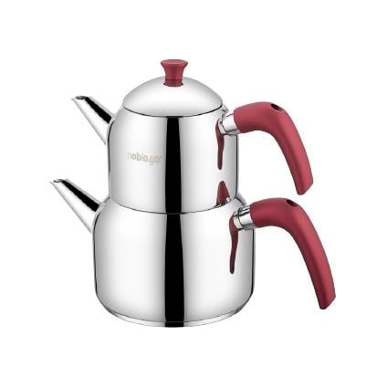 NBL AZUR ÇELİK ÇAYDANLIK BAKIR KULP