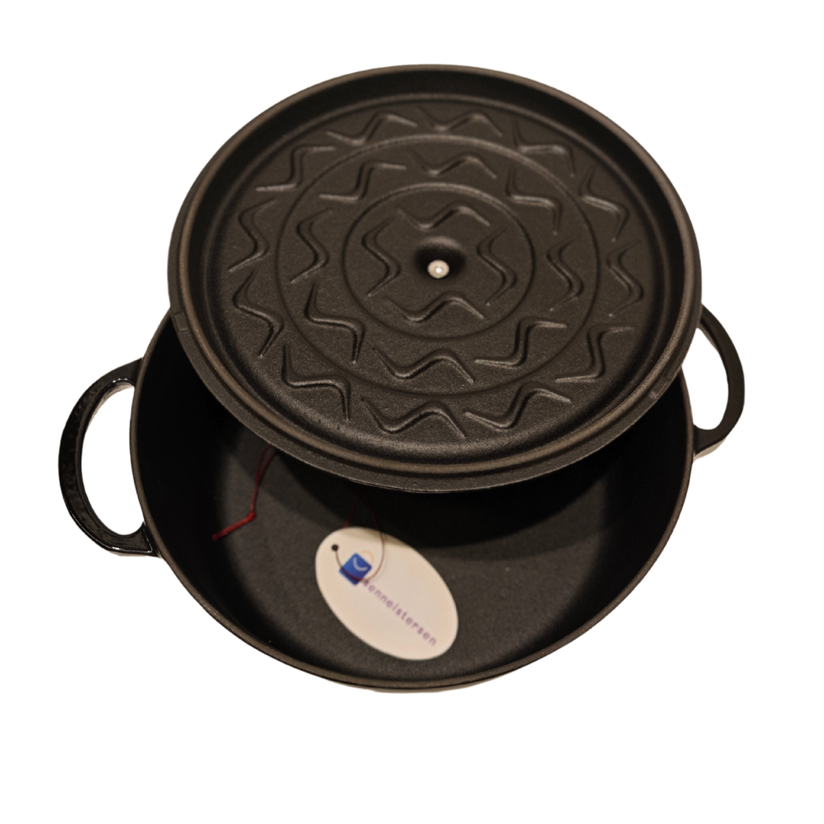 Sürel 24 cm Yuvarlak Tencere Parlak Siyah