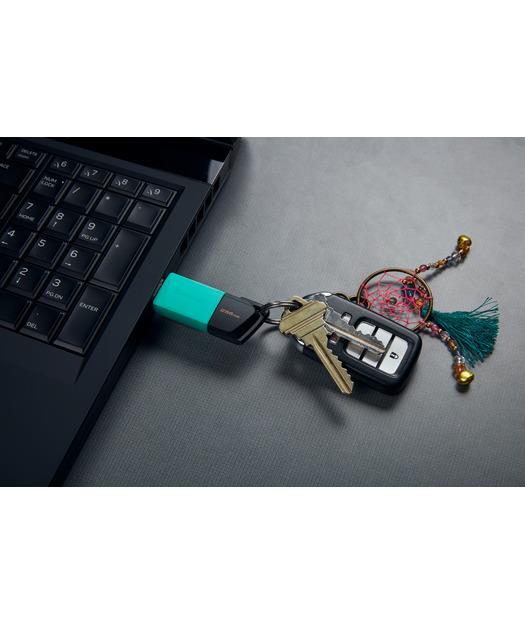 256GB USB 3.2 Gen 1 DataTraveler Exodia M (Black + Teal)