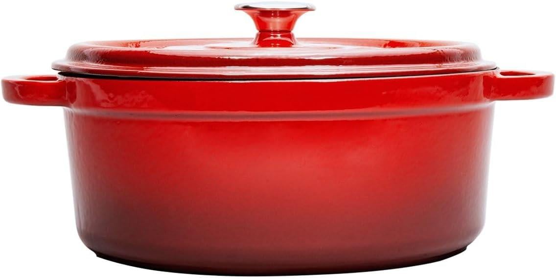 Sürel 32 cm Yuvarlak  Tencere Degrade Kırmızı