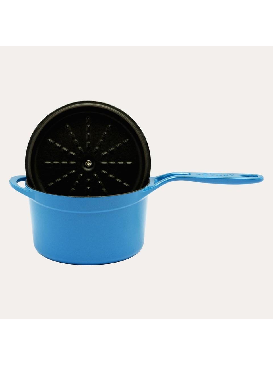 Potart 18 cm Yuvarlak Sos Tencere Parlak Mavi