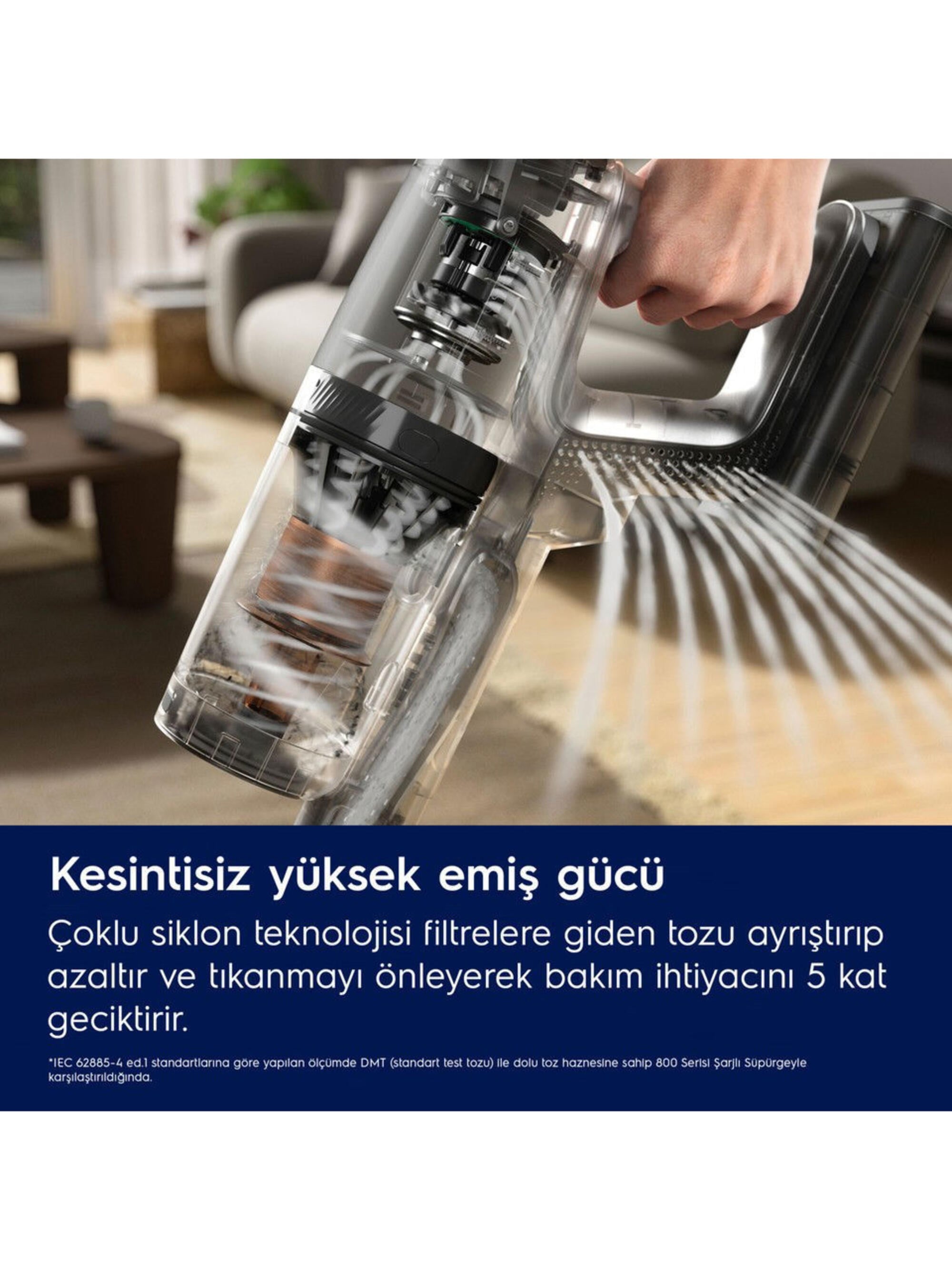 Electrolux EP82AB25UG Şarjlı Dikey Süpürge