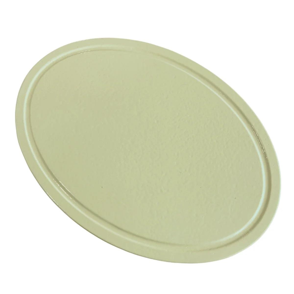 Sürel 23*33 cm Elips Düz Et Pleyt Seramik