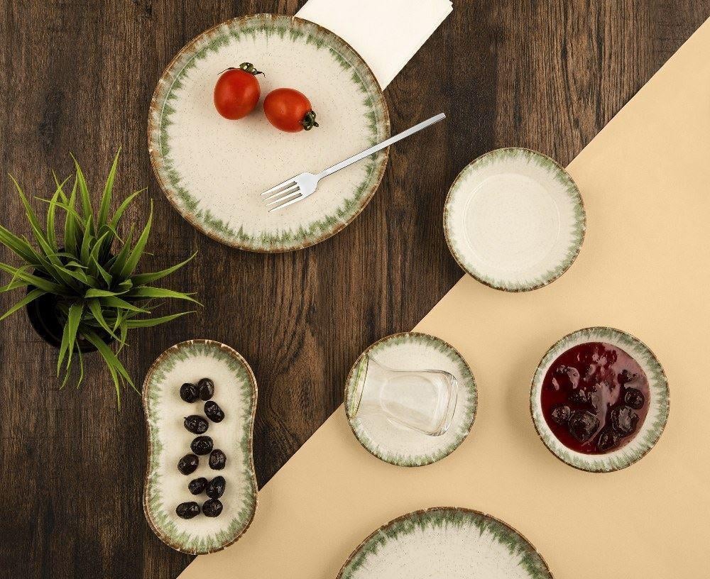 NBL GREEN LINE 26 PARÇA PORSELEN KAHVALTI TAKIMI