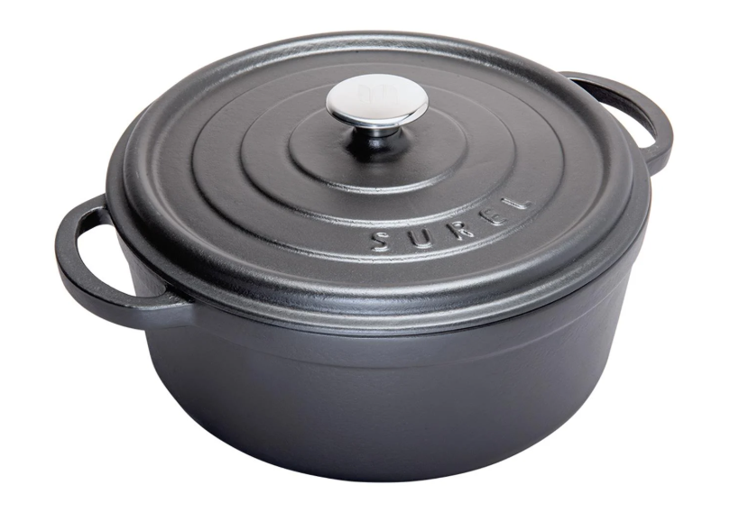 Sürel 32 cm Yuvarlak Tencere Mat Siyah