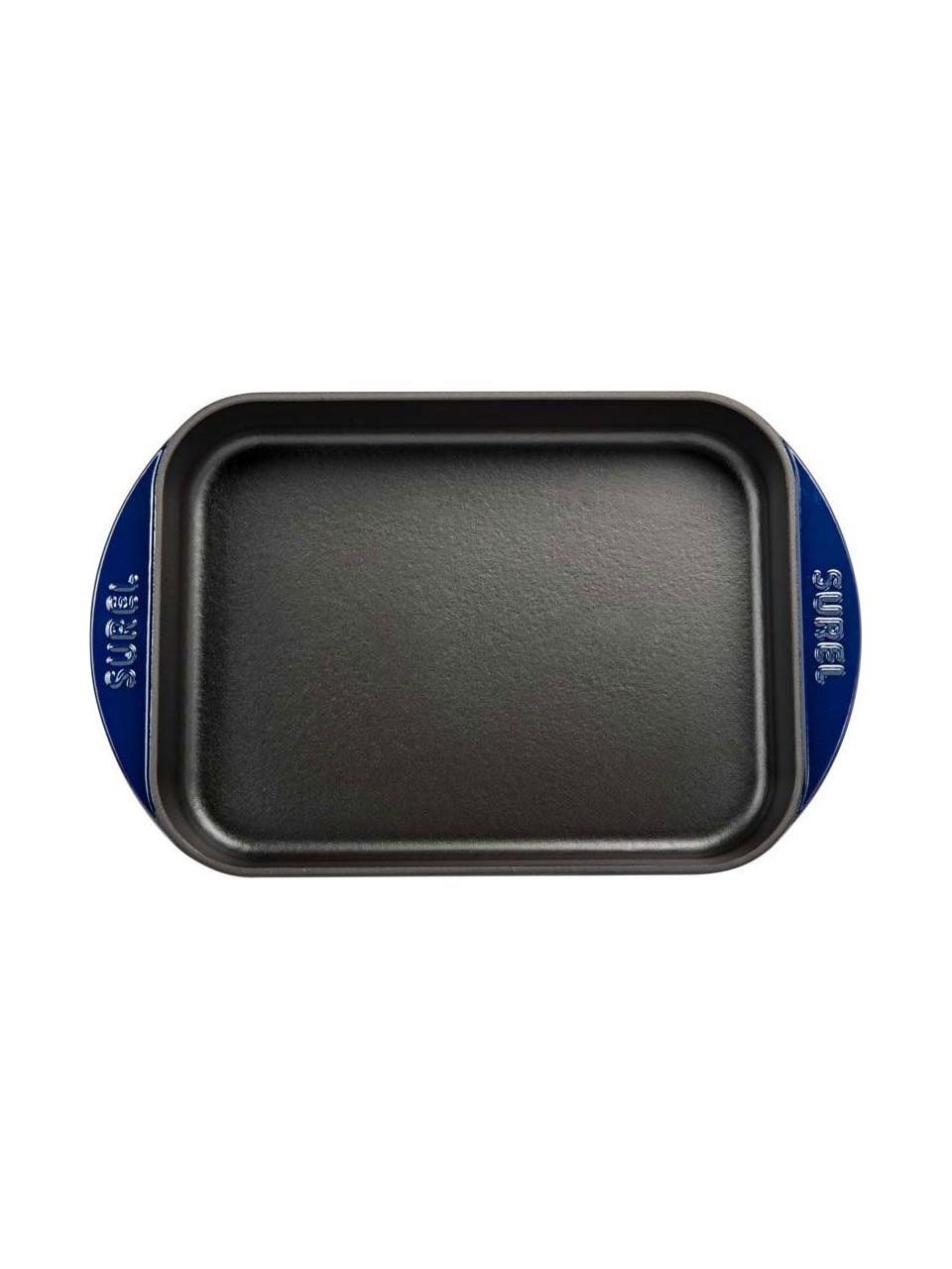 Sürel 23*31 cm Dikdörtgen Düz Tepsi Parlak Koyu Mavi