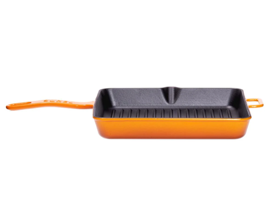 Sürel 30 cm Kare Izgara Tava Degrade Turuncu