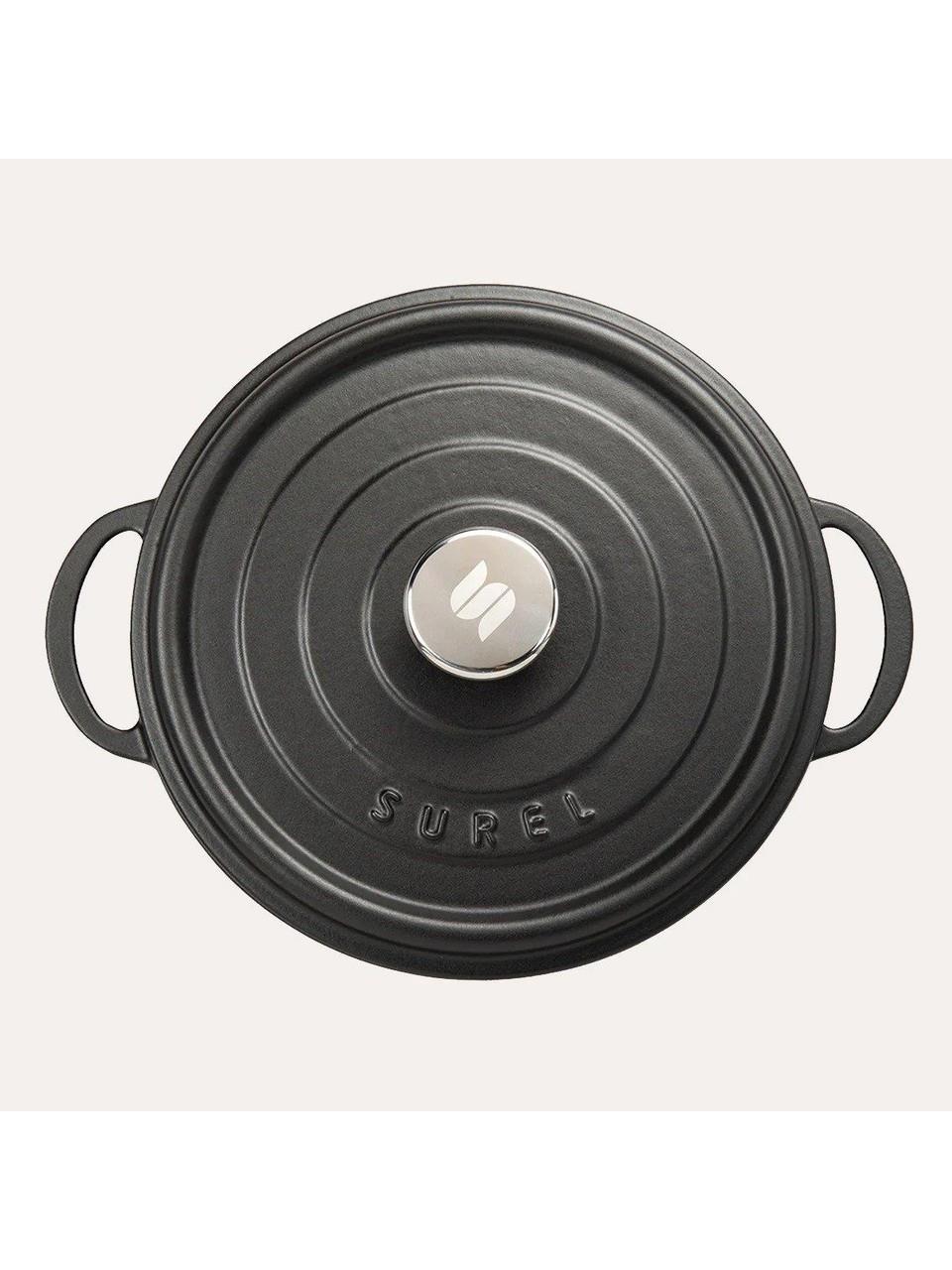 Sürel 24 cm Yuvarlak Tencere Mat Siyah