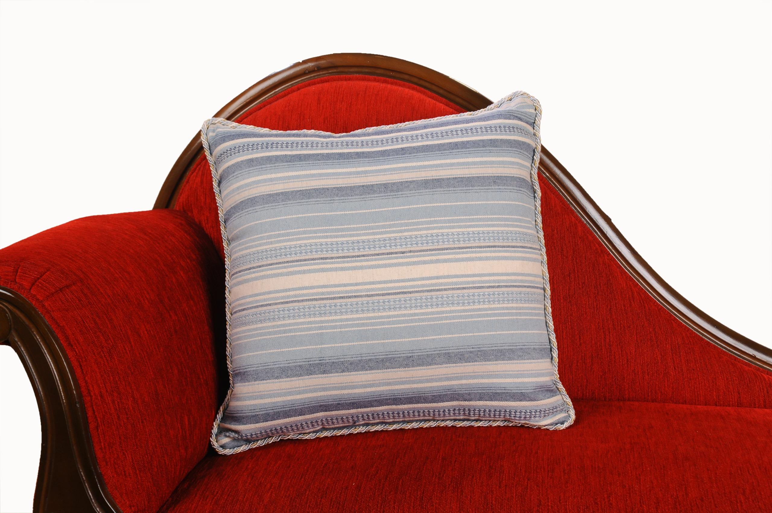 Porfex (50x50) Keten Kırlent,Dekoratif Konrdonlu