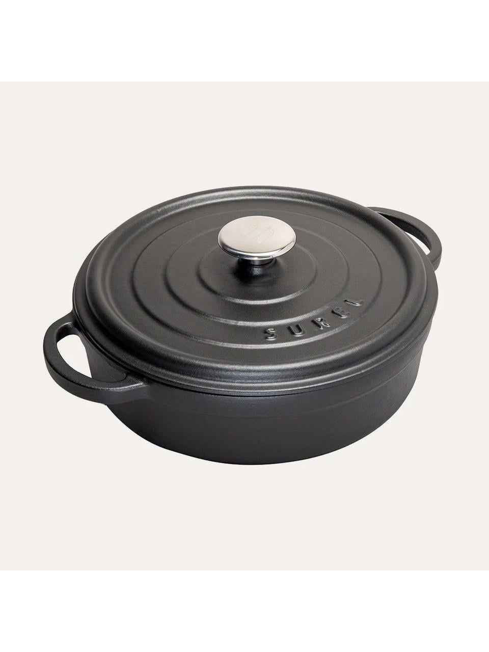 Sürel 24 cm Yuvarlak Tencere Mat Siyah