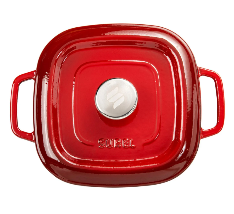 Sürel 26 cm Kare Sığ Tencere Degrade Kırmızı