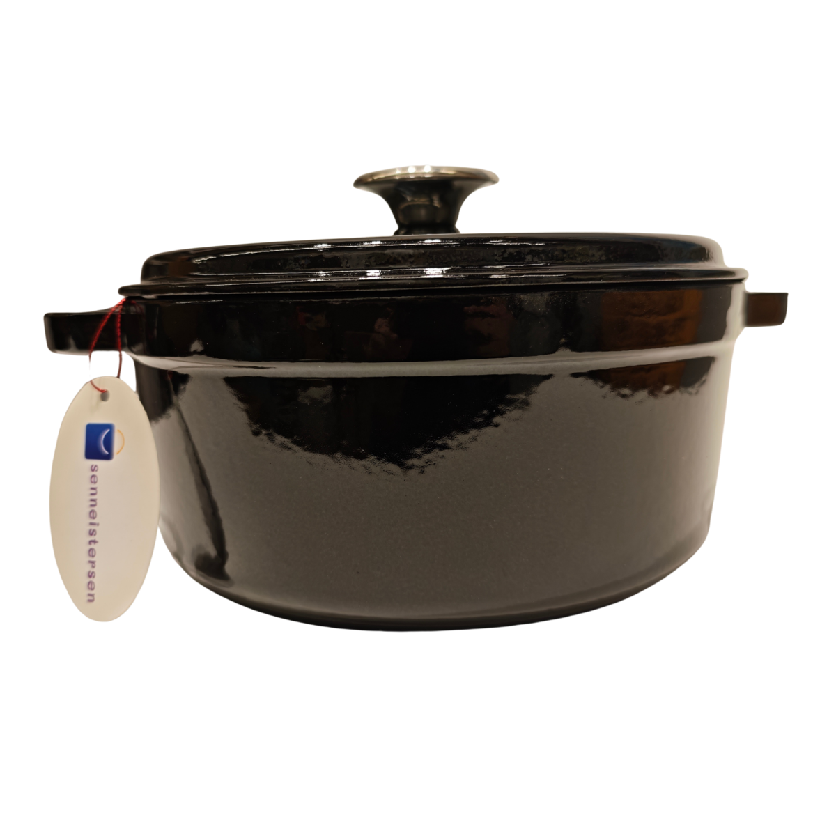 Sürel 24 cm Yuvarlak Tencere Parlak Siyah