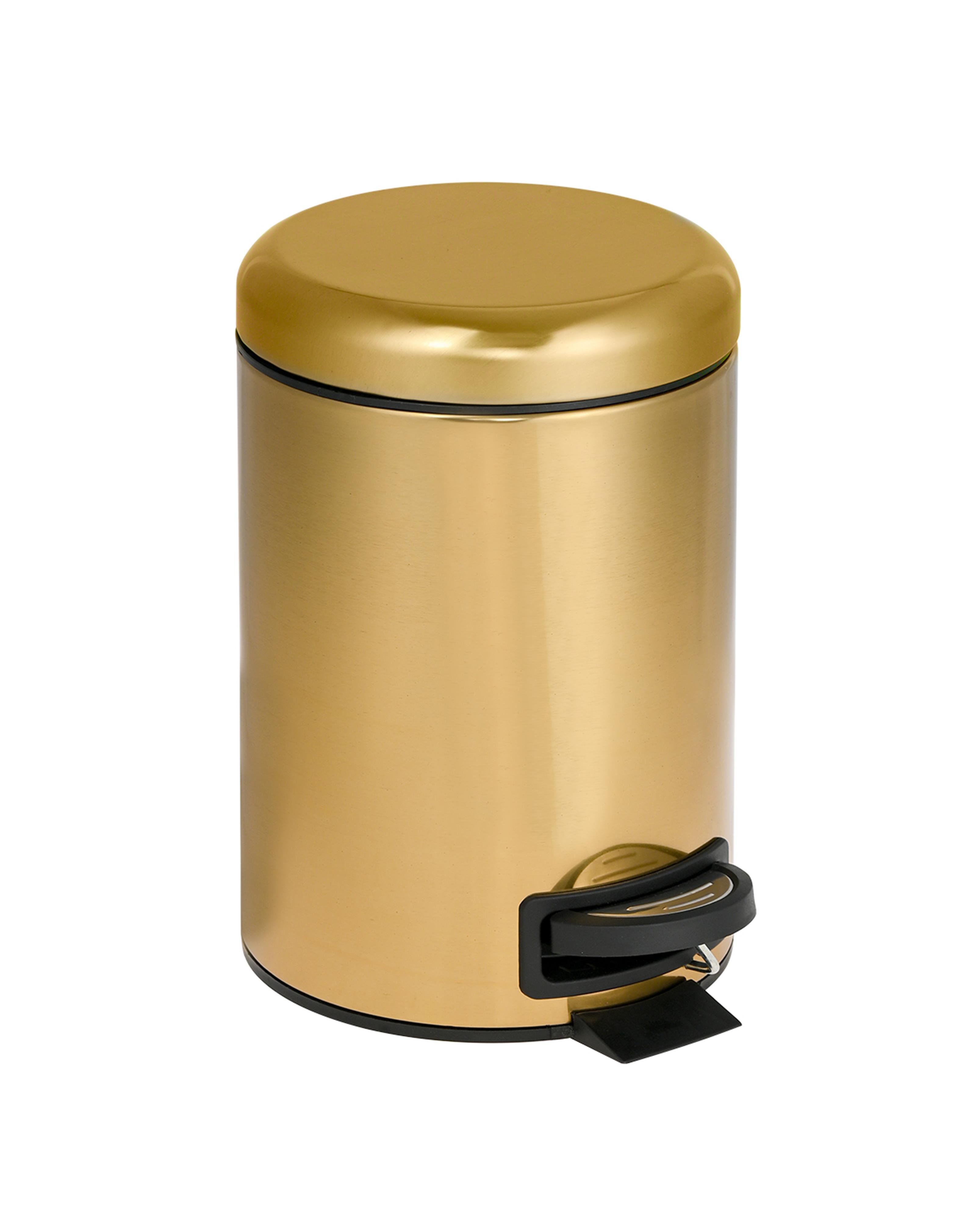 Noble life 12 LT Gold Pedalı Yavaş Kapanır Çöp Kovası