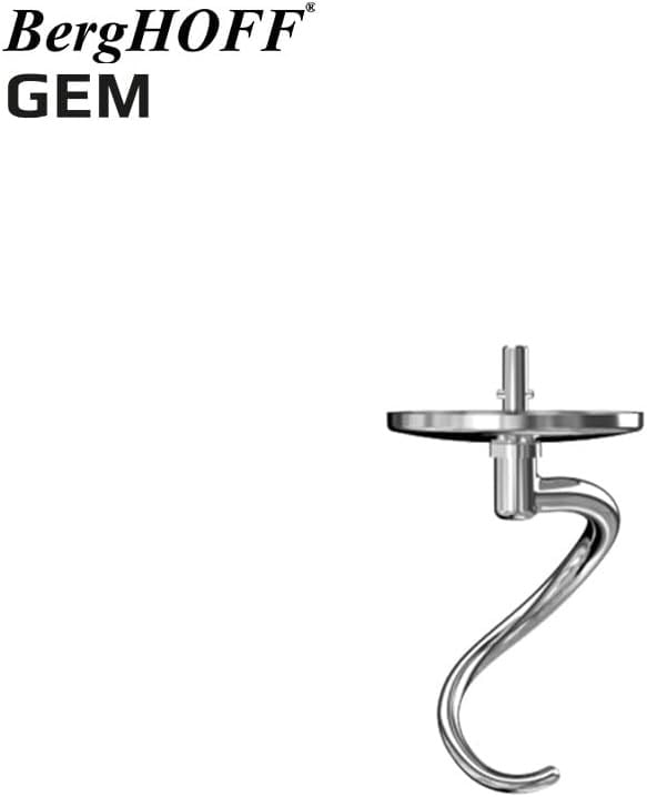 Berghoff 7950012 Gem Retro 1500W 7 lt Hamur Yoğurma Makinesi Siyah