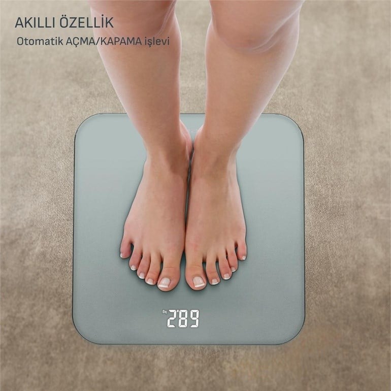 Tefal Classic 180 Kg Kapasiteli Tartı - Gri