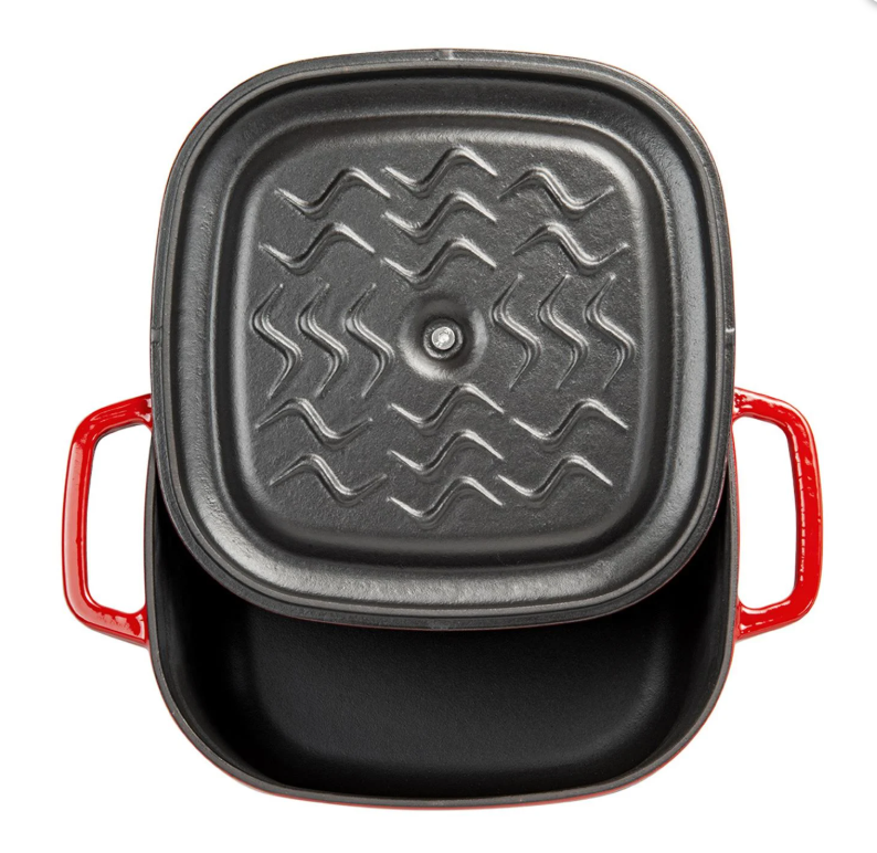 Sürel 26 cm Kare Sığ Tencere Degrade Kırmızı