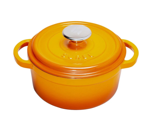 Sürel 20 cm Yuvarlak Tencere Degrade Turuncu