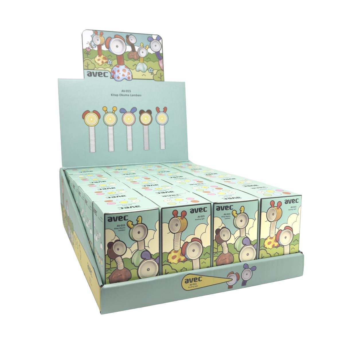 AVEC AV-015 PİLLİ KİTAP OKUMA LAMBASI