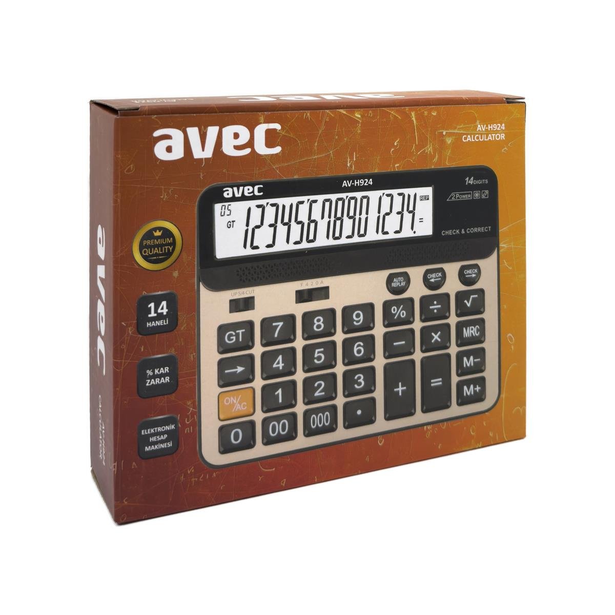 AVEC AV-H924 HESAP MAKİNESİ