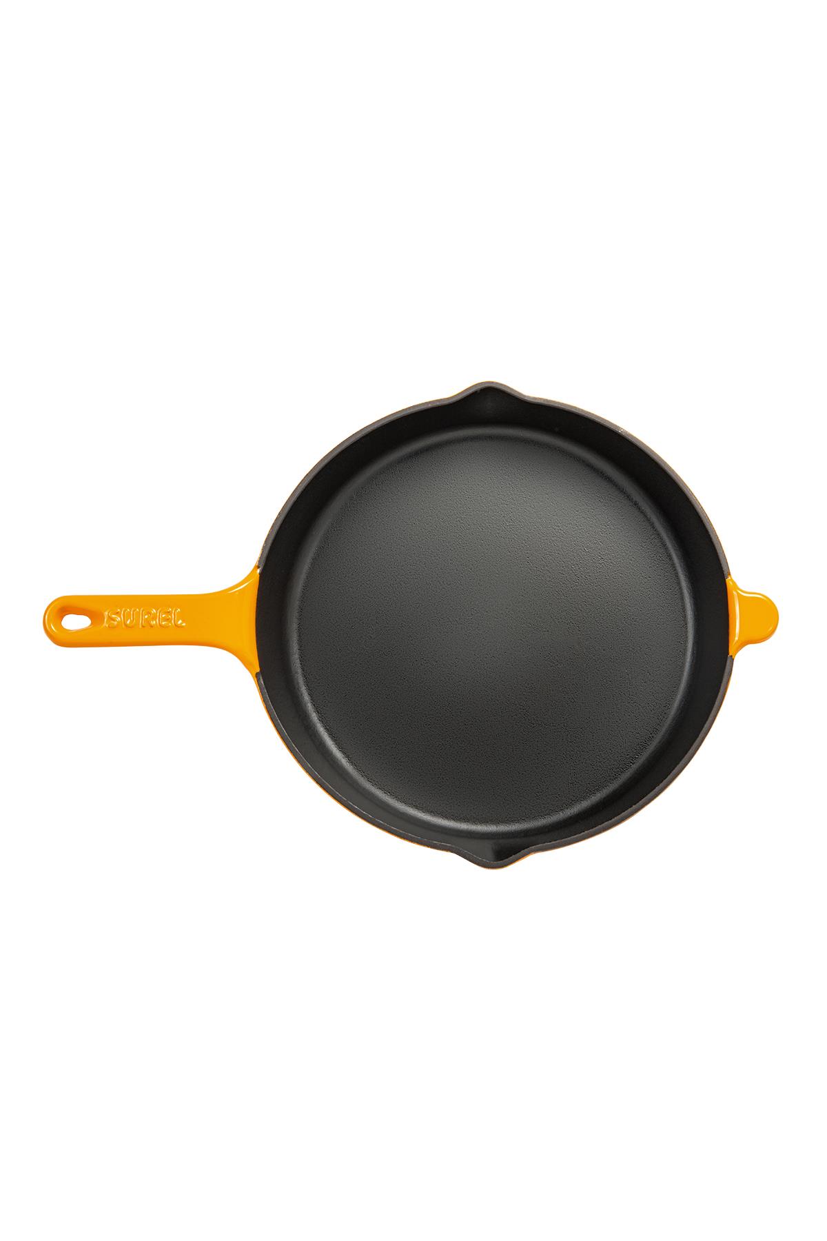 Sürel 27 cm Yuvarlak Düz Tava Degrade Turuncu