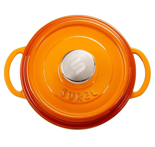 Sürel 20 cm Yuvarlak Tencere Degrade Turuncu