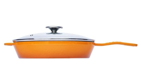 Sürel 28 cm Yuvarlak Cam Kapaklı Tava