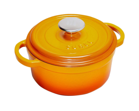 Sürel 20 cm Yuvarlak Tencere Degrade Turuncu