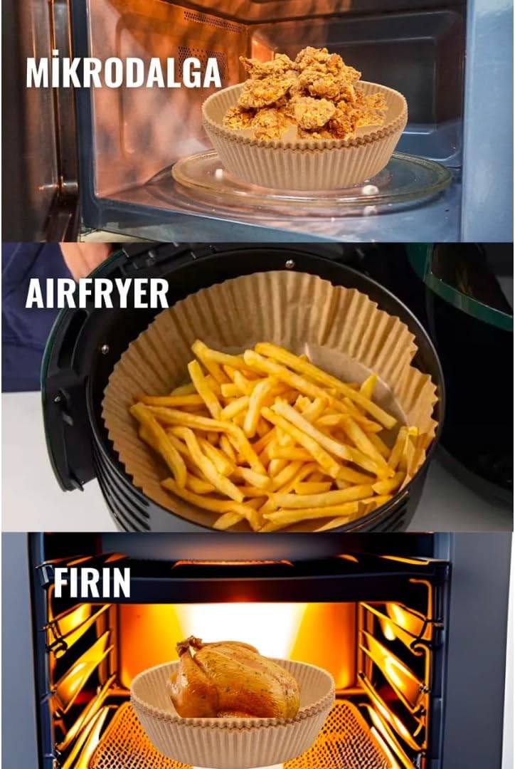Porfex hava fritözü kağıdı 50 adet