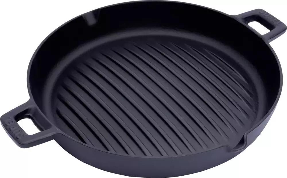 Sürel 30 cm Bombe Çift Kulplu Tava Mat Siyah