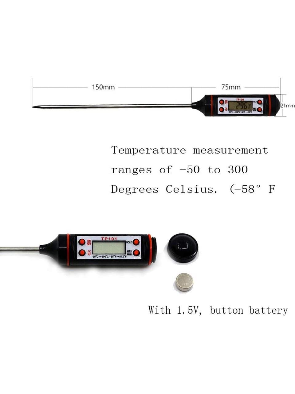 Alpina 24cm mutfak termometresi
