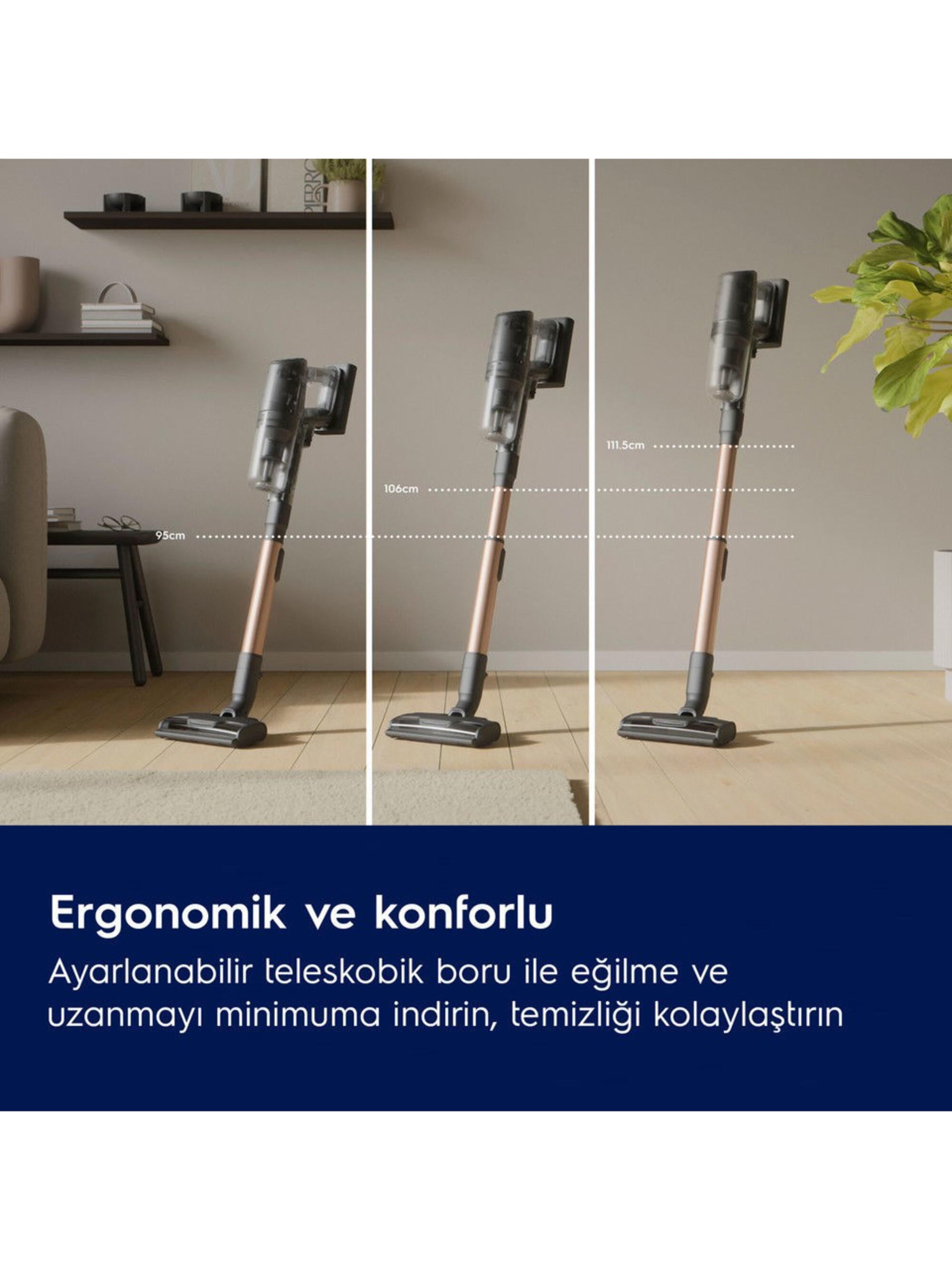 Electrolux EP82AB25UG Şarjlı Dikey Süpürge