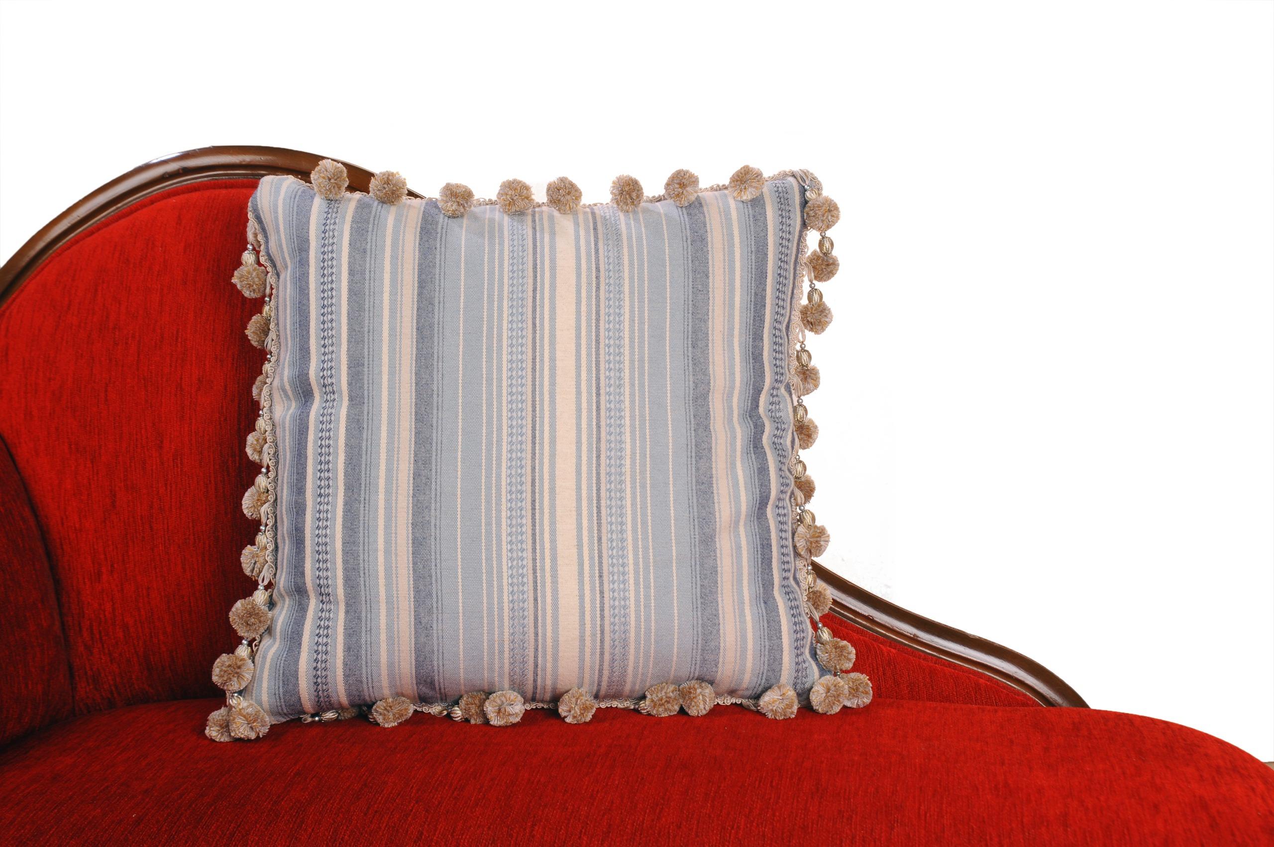 Porfex (50x50) Keten Saçaklı Kırlent