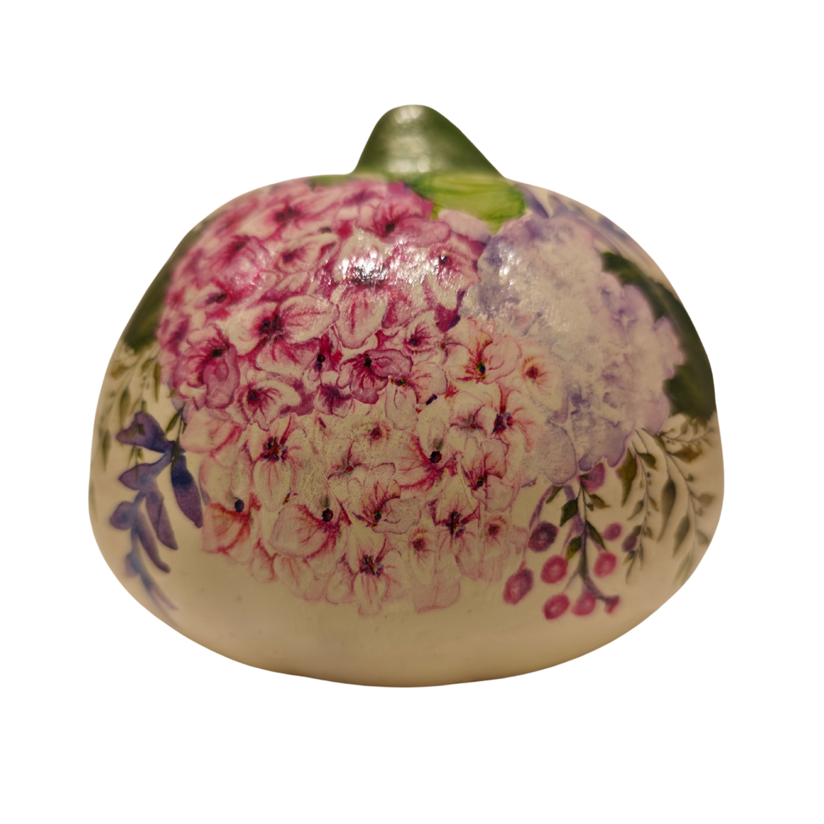 Seramik beyaz gülen surat kabak