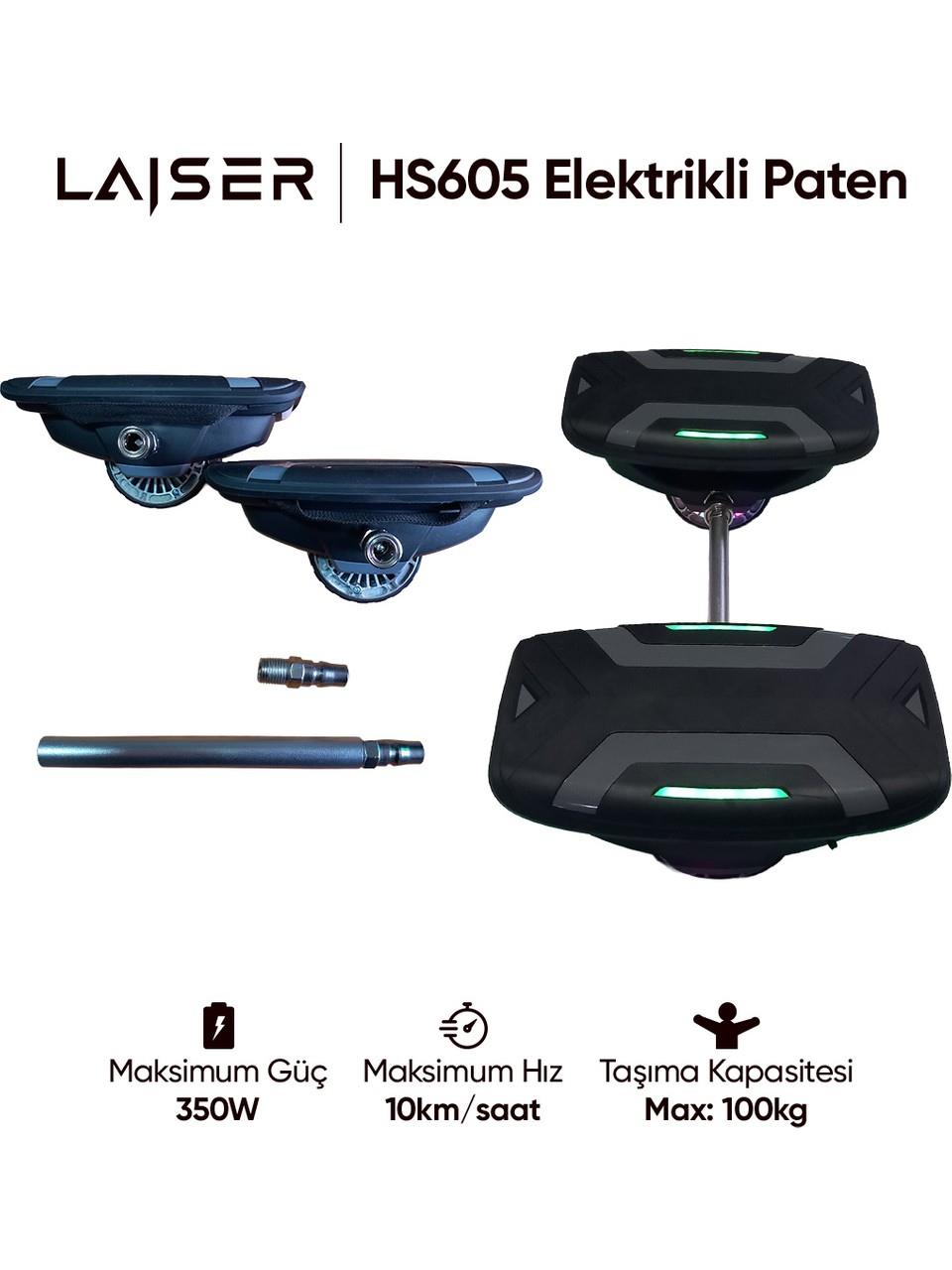 Laiser HS605 elektrikli paten 350W Led ışıklı
