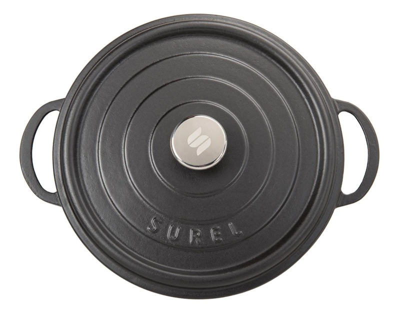 Sürel 32 cm Yuvarlak Tencere Mat Siyah