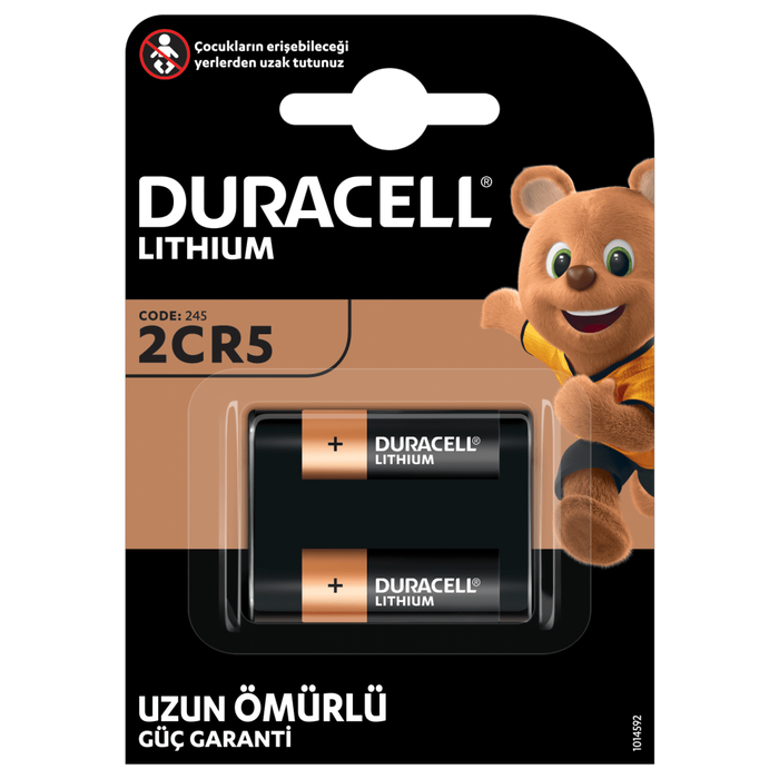 Duracell 2CR5/DL245 6V Lıthıum Pil 1'li