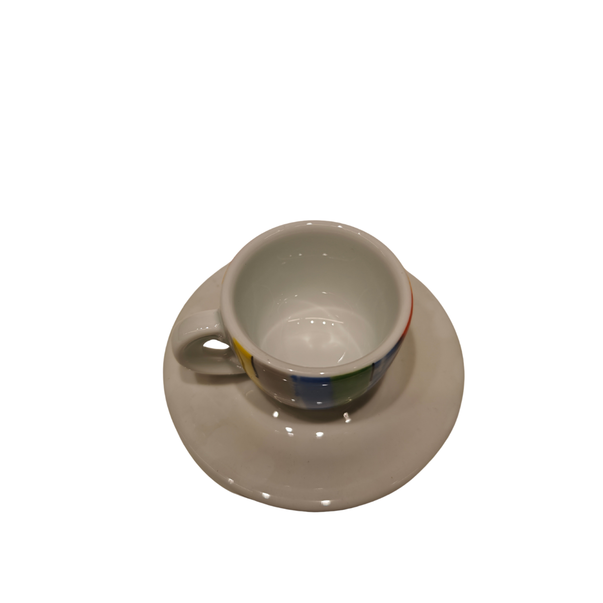 ANCAP Edex ’’Riccioli’’ Porselen Espresso Fincan ve Tabak 