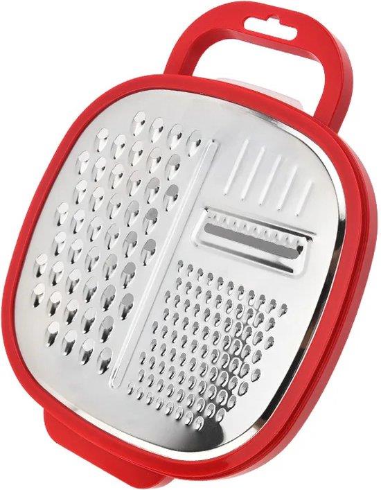 Alpina Rende 19 x 24,4 cm Çelik Beyaz-Kırmızı 4 parça