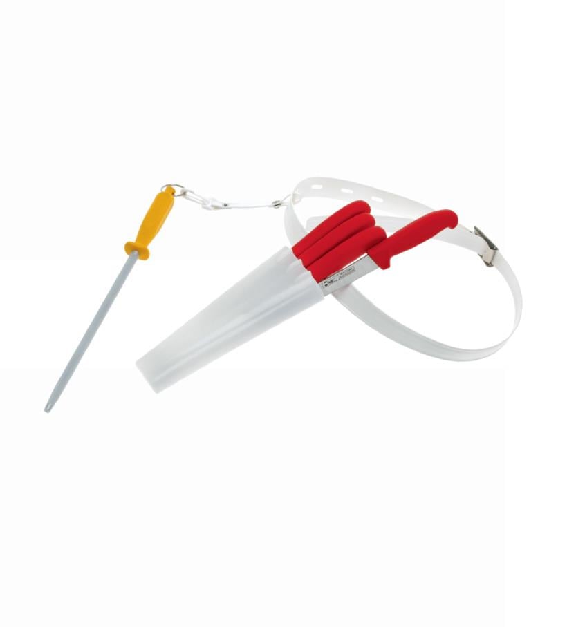 Ivo 41003 EuroProfessional 6lı Kırmızı Kasap Bıçağı Seti