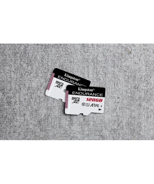 Kingston 128GB microSDHC Endurance 95R/45W C10 A1 UHS-I Card Only