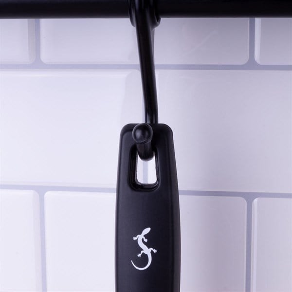 Lurch - Platin Silikon Spatula 28 cm Siyah - Yanmaz, Yapışmaz, Bükülmez, Çizmez, Tat ve Koku Bırakmaz - 240604