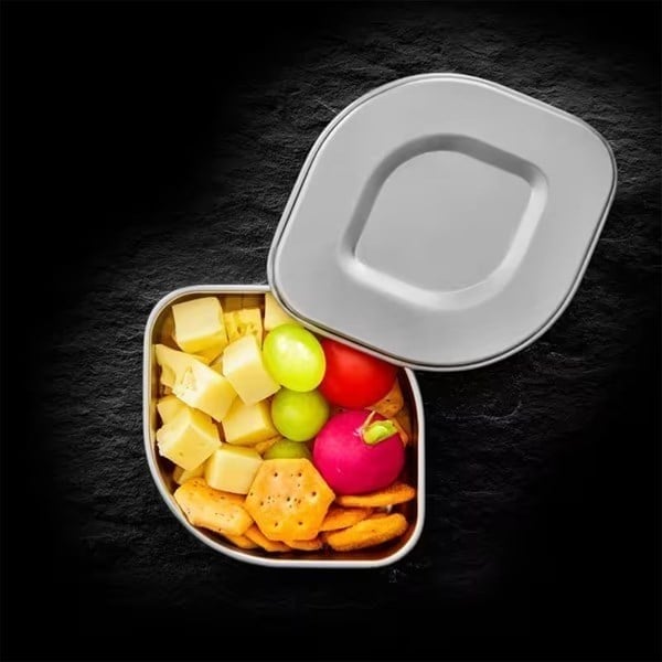 Lurch - “Snack Box” 350 ml, Paslanmaz Çelik Beslenme/Atıştırmalık Kabı Fırınlanabilir - 240936