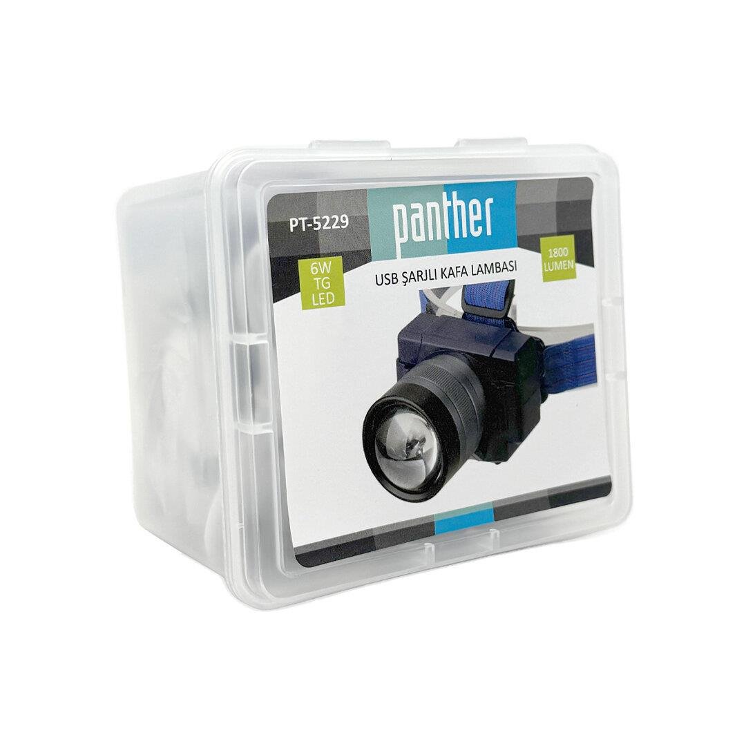 PANTHER PT-5229 USB ŞARJLI KAFA LAMBASI