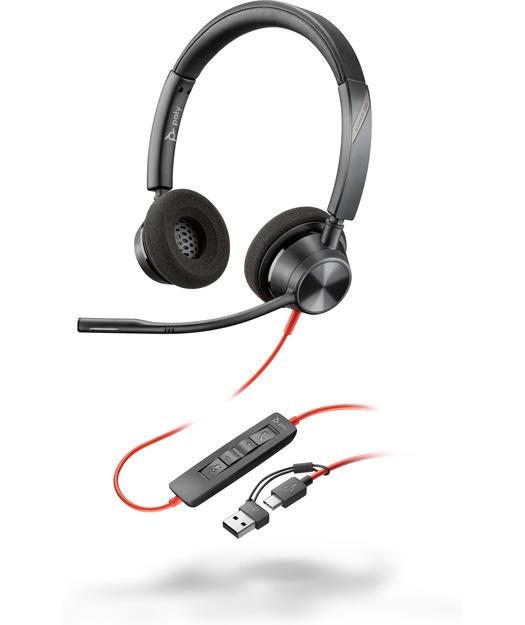 Poly BW 3320 Stereo USB-C HS +USB-C/A