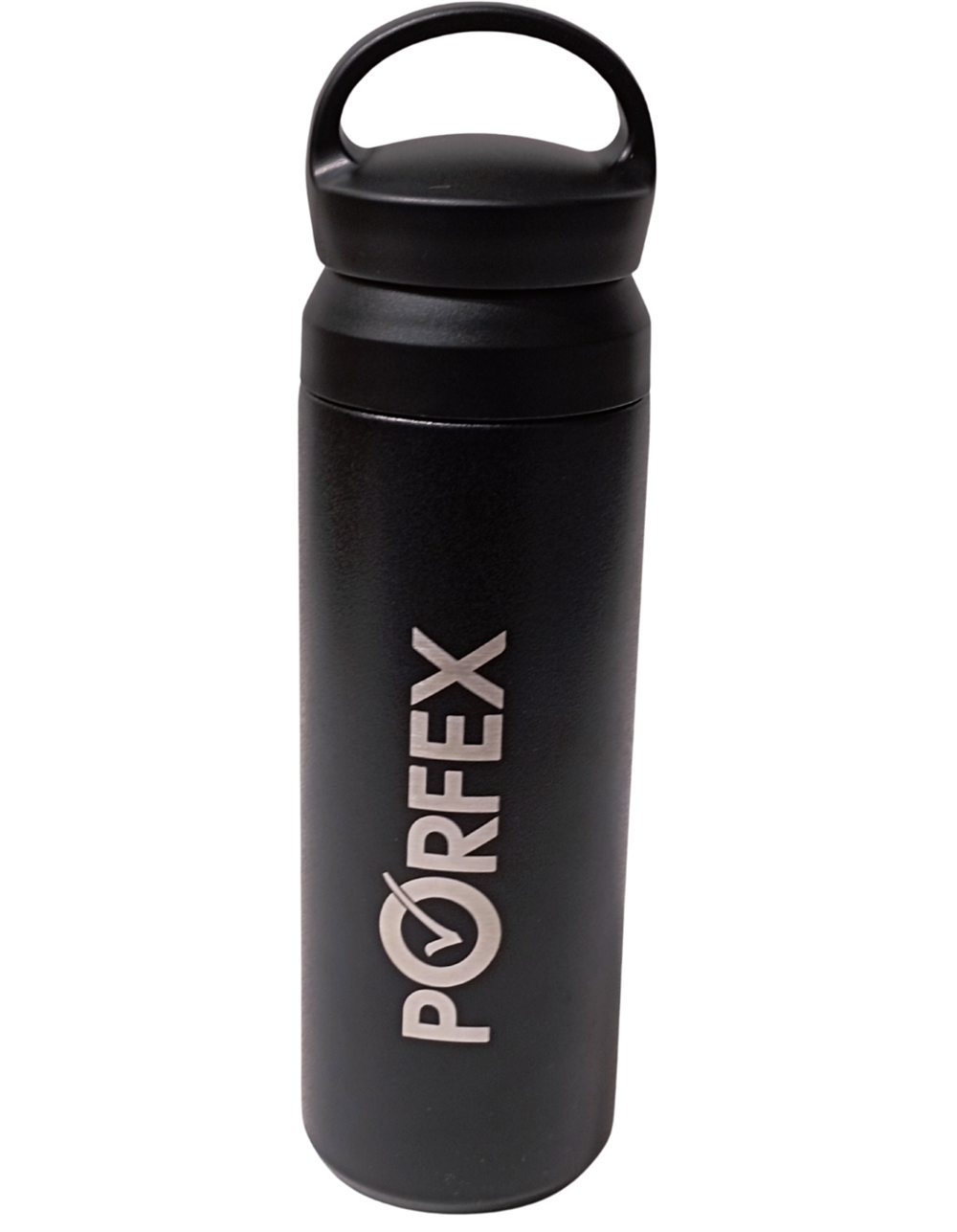 PORFEX 2350 MAT SİYAH ÇELİK TERMOS