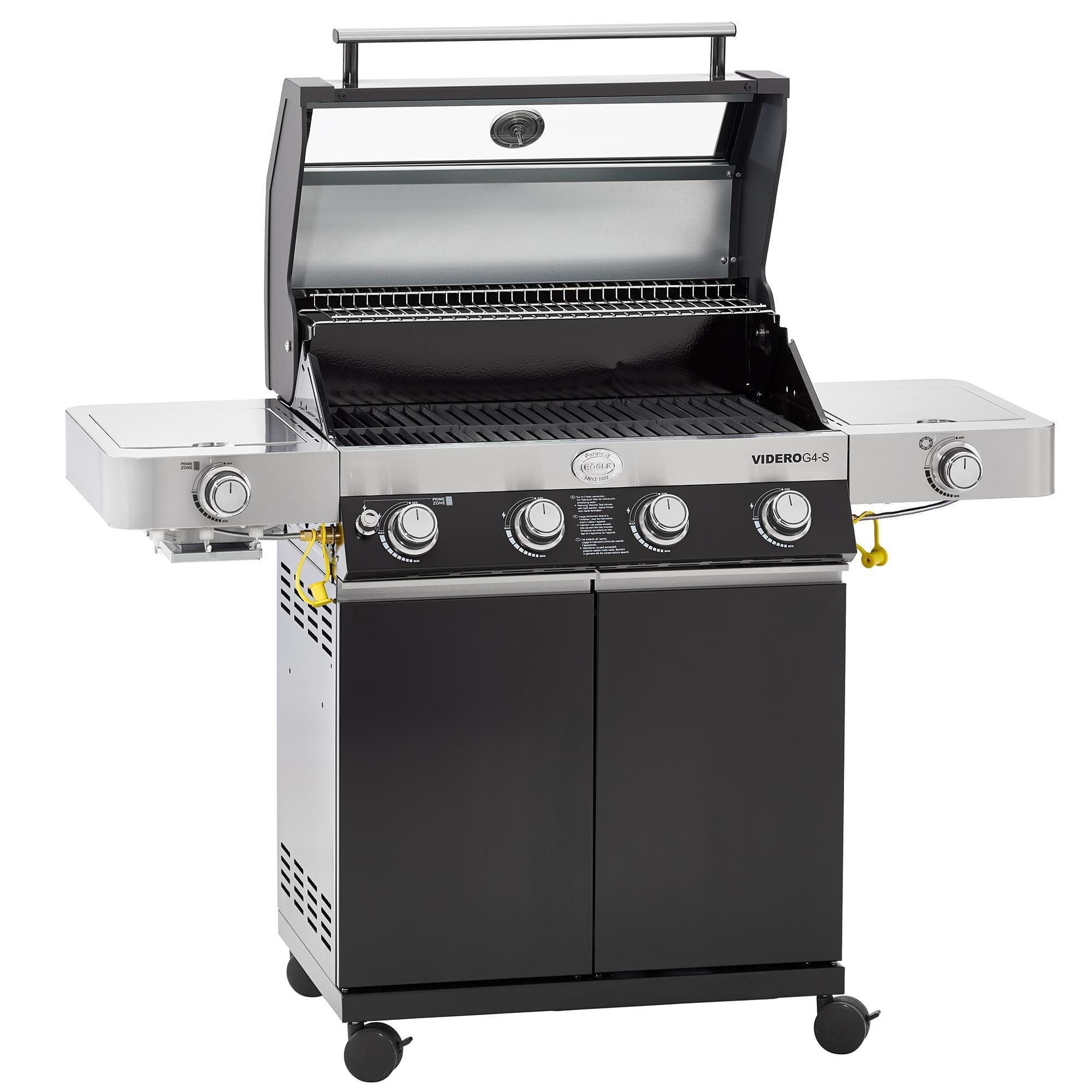 Rösle Videro G4-S Vario Gazlı Barbekü İstasyonu Siyah 25531