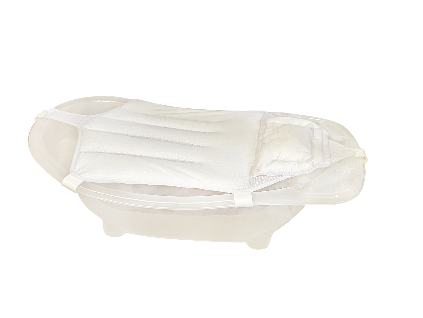 Sema Baby Köpüklü Kafa Destekli Bebek Banyo Filesi - Beyaz